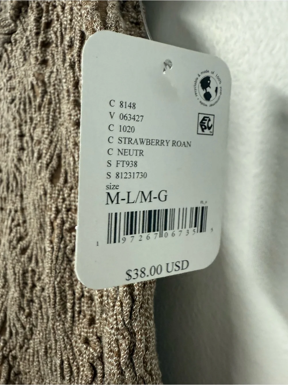 Free People Love Letter Cami in Neutral